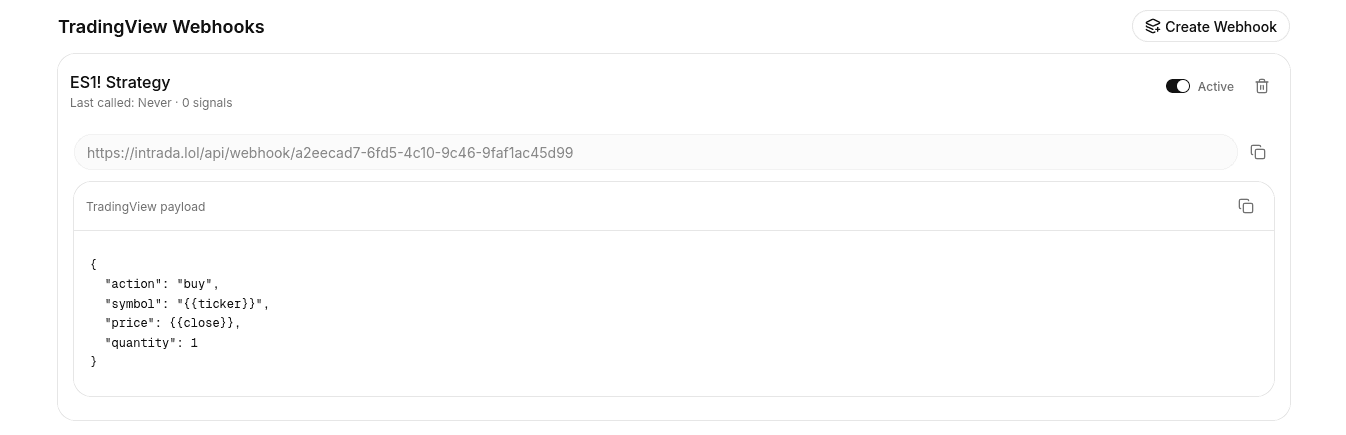 Webhook logging preview